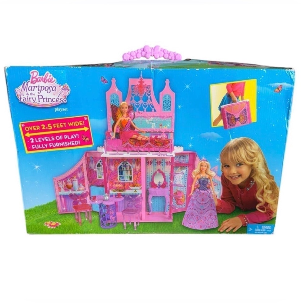 Barbie Mariposa & The Fairy Princess Castle Playset